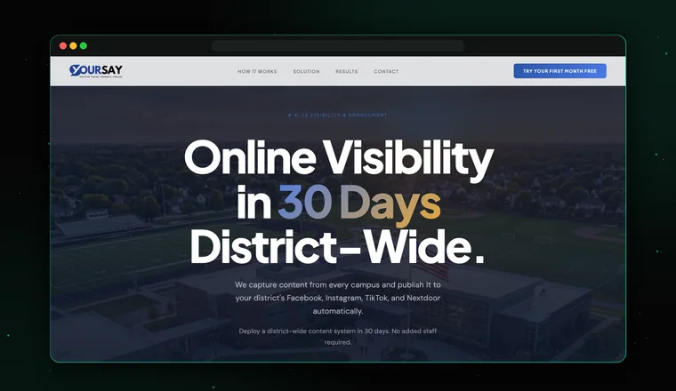 YourSay platform for K-12 districts